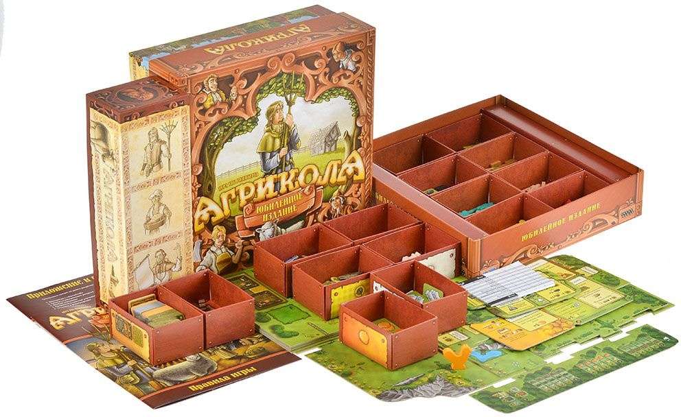 (EU) Настоьная игра Hobby World Агрикола. Юбилейное издание