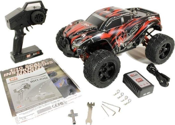 Радиоуправляемая модель Remo Hobby монстр MMAX UPGRADE 4WD (1к10) красный (RH1031UPG-RED)
