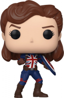 Фигурка Funko POP! Bobble: Marvel: What If: Captain Carter w/Shield Эксклюзив (55967)
