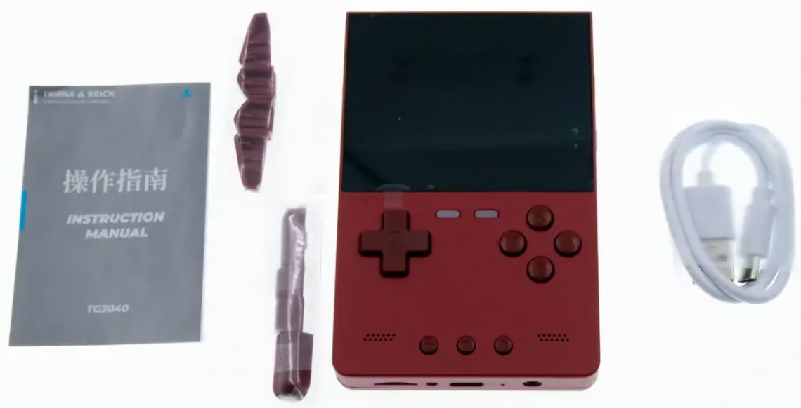Портативная игровая приставка Trimui Brick (красная)