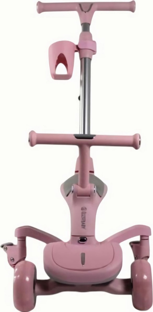 Детский cамокат-беговел RiverToys (HB-111) (розовый)