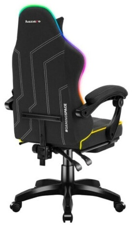 (EU) Игровое кресло Huzaro HZ-FORCE 3.7 RGB BLACK, 265249165, Серое