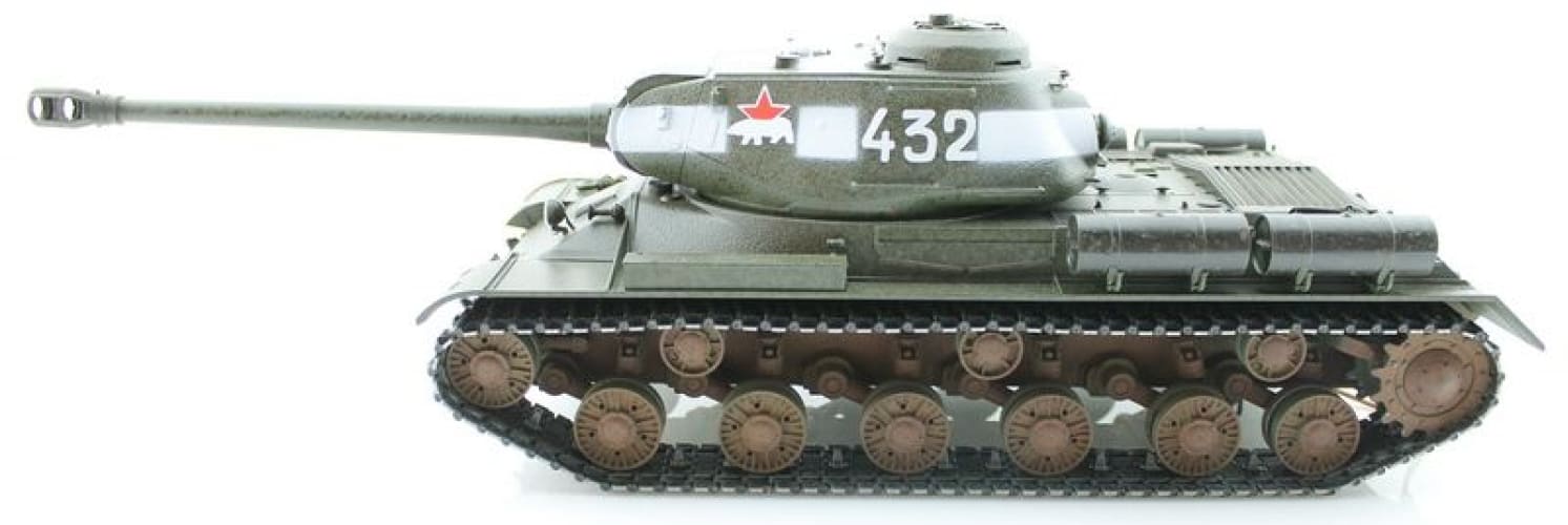 Р/У танк Taigen 1/16 ИС-2 модель 1944 (СССР) дым (для ИК боя) V3 2.4G RTR, TGIS3928-B1-3.0