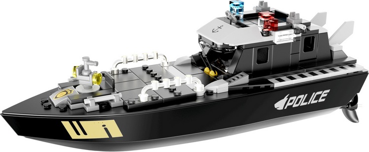 Радиоуправляемый катер Flytec V103 конструктор 2 в 1 (169 деталей) 2.4G RTR(Flytec-V103)