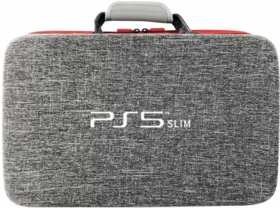 Сумка для консоли PS5 Slim (серый)