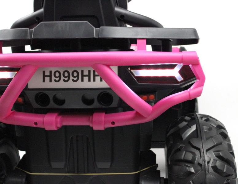 Детский электроквадроцикл RiverToys H999HH розовый