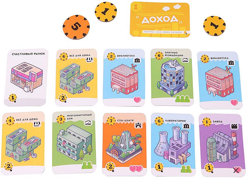 (EU) Настольная игра Стиль жизни Город Счастья