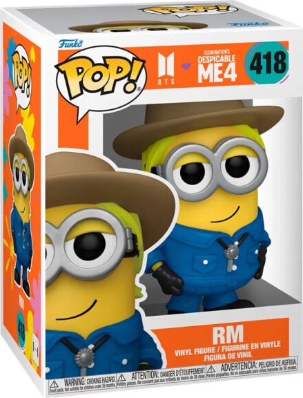 (EU) Фигурка Funko POP! BTS Despicable Me 4: RM (418)
