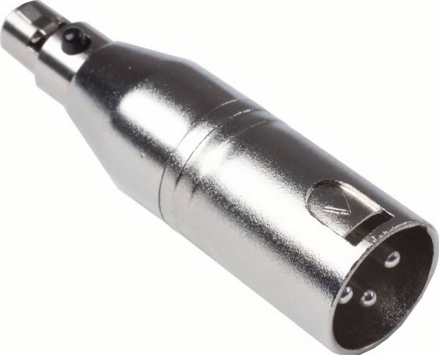 (EU) Переходник MUSIC STORE Adapter XLR male - Mini XLR fem