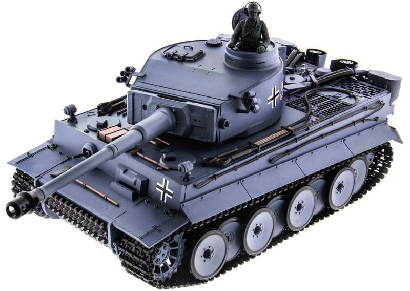 Радиоуправляемый танк Heng Long Tiger I Upgrade V7.0  2.4G 1/16 RTR, HL3818-1U7.0