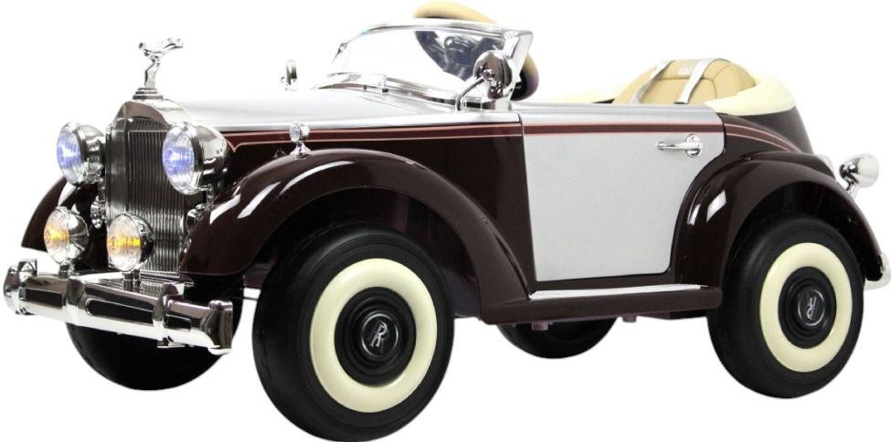 Детский электромобиль RiverToys Rolls-Royce (E444EE-RED-GLANEC) красный глянец