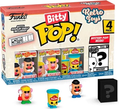 (EU) Фигурка Funko POP! Retro Toys: Mr.PotatoHead, Mrs.PotatoHead, Play-Doh, Mystery (75446)