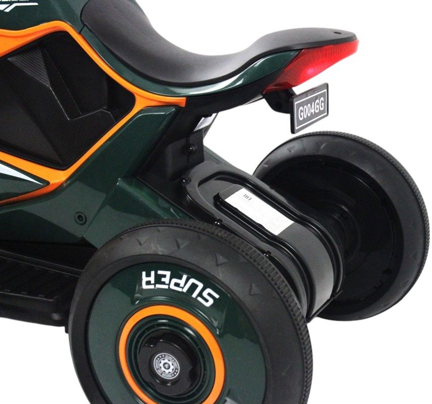 Детский электромотоцикл RiverToys (G004GG-GREEN) зеленый