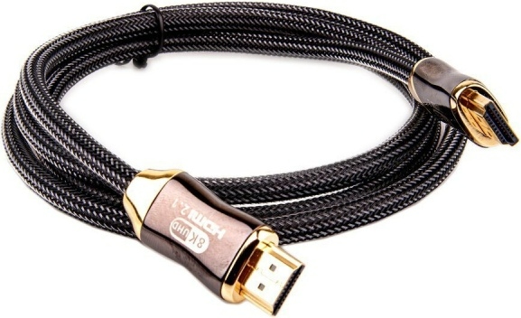 Кабель HDMI Telecom 19m/m ver. 2.1 (8K, 60 HZ, 1.5m) метал/нейлон (TCG300-1.5M)