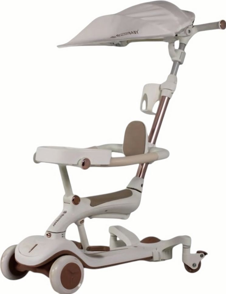 Детский cамокат-беговел RiverToys (HB-111-A) (белый)