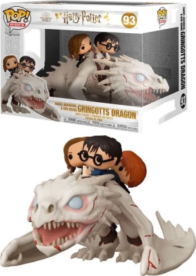 (EU) Фигурка Funko POP! Rides: Harry, Hermione & Ron Riding Gringotts Dragon (93)