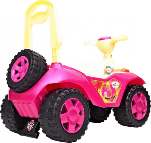 Каталка Orion Toys Ориоша с клаксоном (розовая)