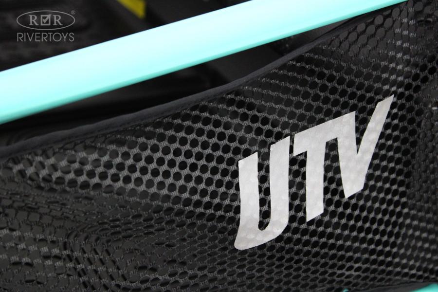 Детский электромобиль RiverToys P555PP светло-зеленый