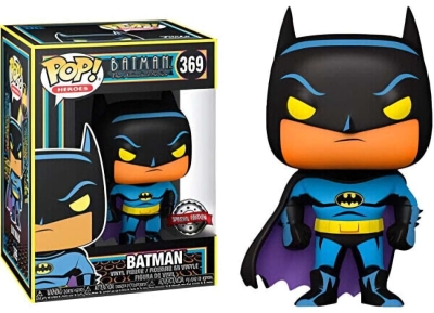 (CN) Фигурка Funko Pop! Heroes: Batman The Animated Series - Batman (Black Light) (369)