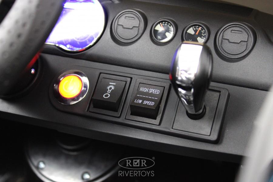 Детский электромобиль RiverToys Ford Mustang GT (A222MP) черный