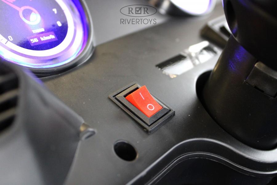 Детский электромобиль RiverToys K777AM синий