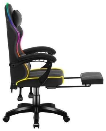 (EU) Игровое кресло Huzaro HZ-FORCE 3.7 RGB BLACK, 265249165, Серое