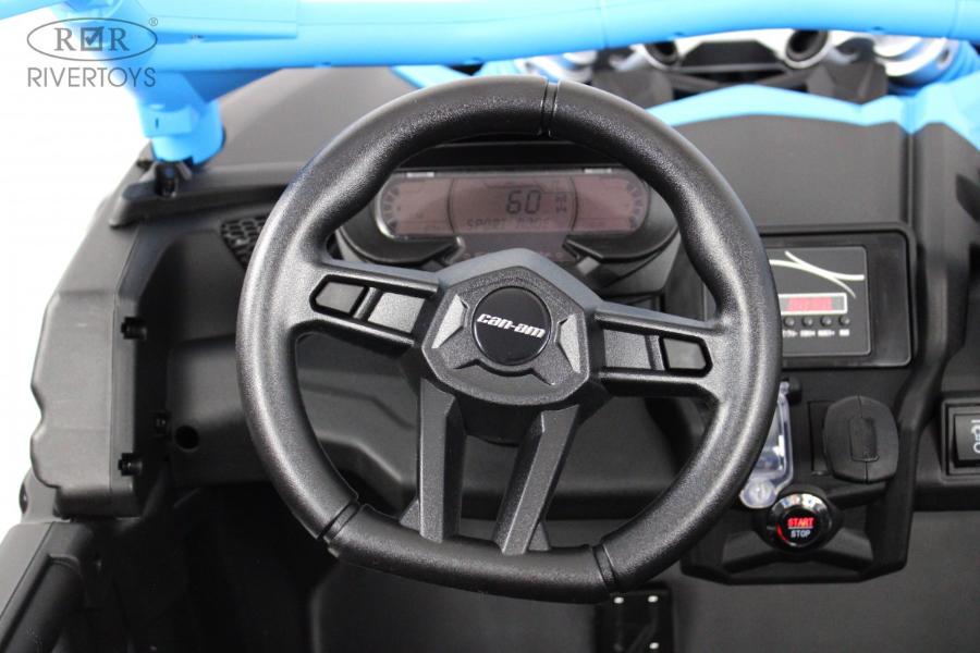Детский электромобиль RiverToys BRP Can-Am Maverick (Y111YY) синий