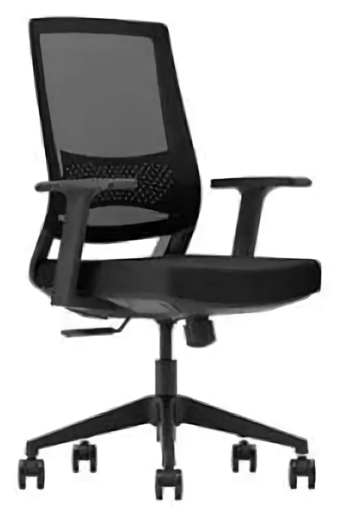 (EU) Офисное кресло CROMAD Se2000 Senior Range, Чёрное