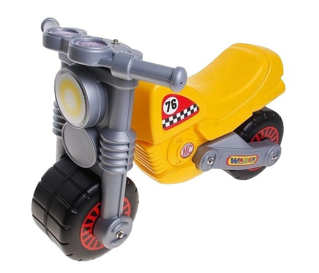 Каталка Wader Моторбайк (жёлтый)