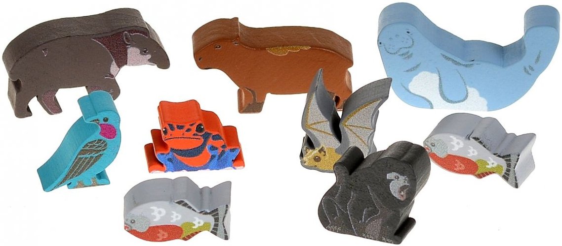 (EU) Настольная игра Hobby World Дикая природа Амазонии: Новые обитатели (доп)