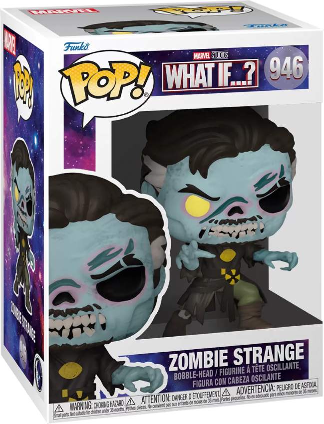 Фигурка Funko POP! Bobble: Marvel: What If: Zombie Strange Эксклюзив (57376)