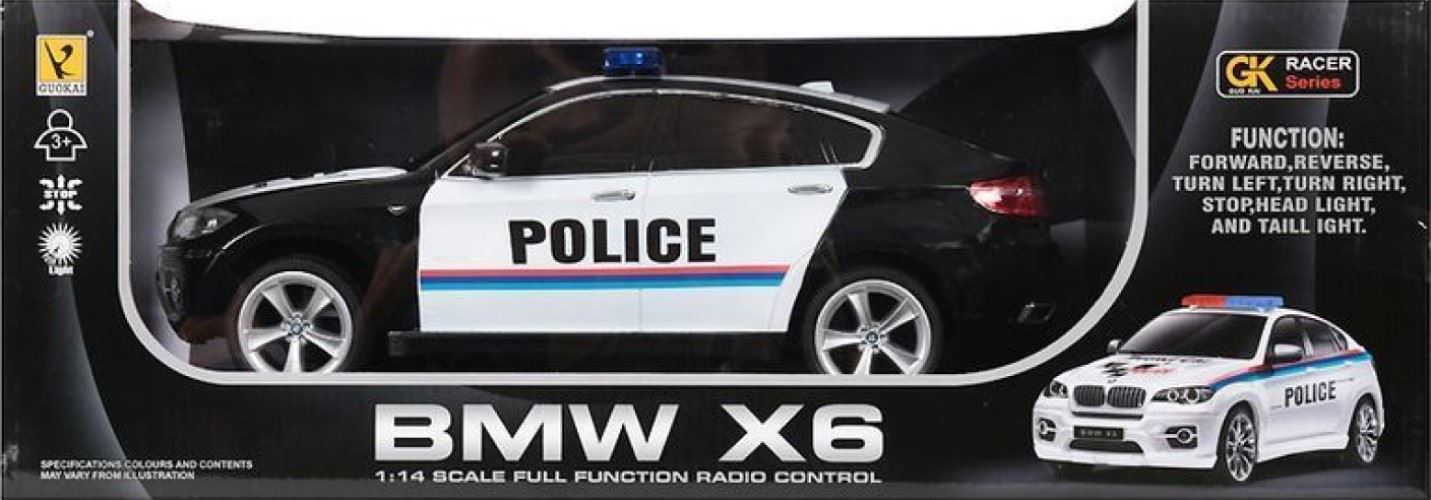 Радиоуправляемая машина GK Racer BMW X6 POLICE 1/14, МХ01173
