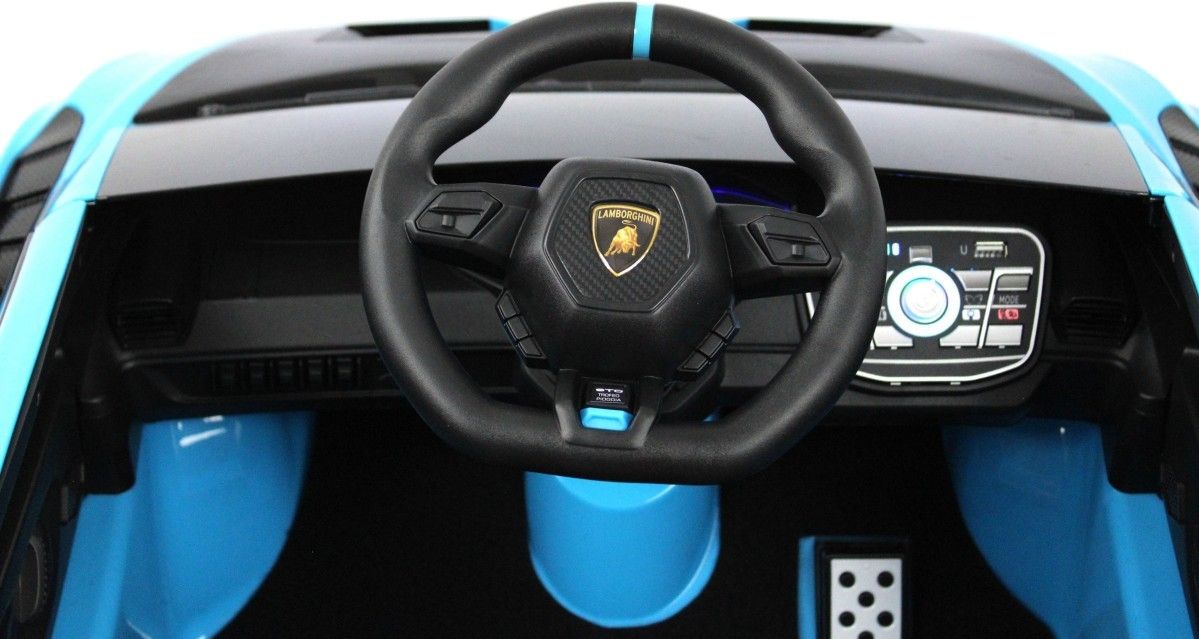 Детский электромобиль RiverToys Lamborghini Huracán STO (E888EE-BLUE) синий