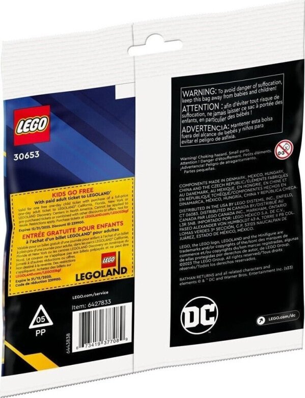(EU) Игрушка-конструктор LEGO DC Бэтмен 1992 (30653)