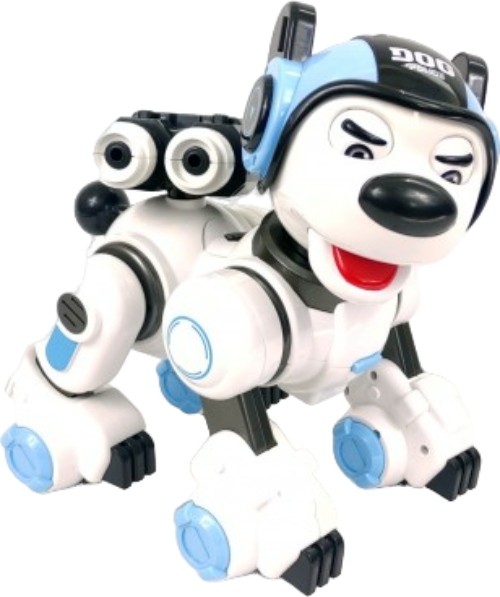 Радиоуправляемый робот Create Toys интерактивная собака Police Dog (CR-1901-BLUE)
