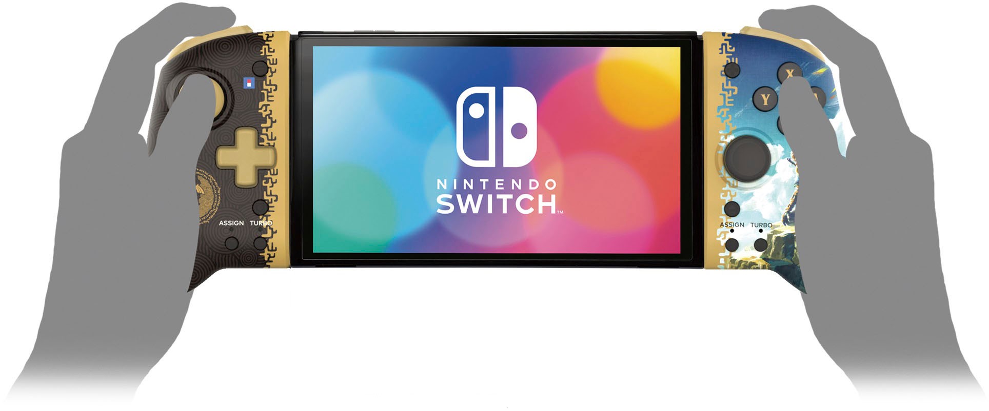 Контроллеры HORI Split Pad Pro (The Legend of Zelda) для консоли Switch (NSW-432U)