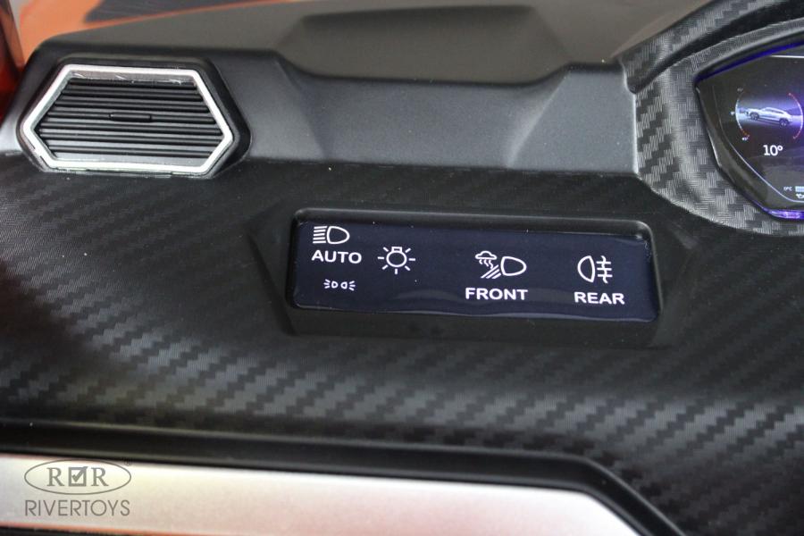 Детский электромобиль RiverToys Lamborghini Urus (E777EE) оранжевый