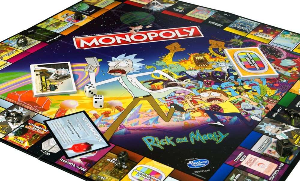 (EU) Настоьная игра Hobby World Монополия Рик и Морти