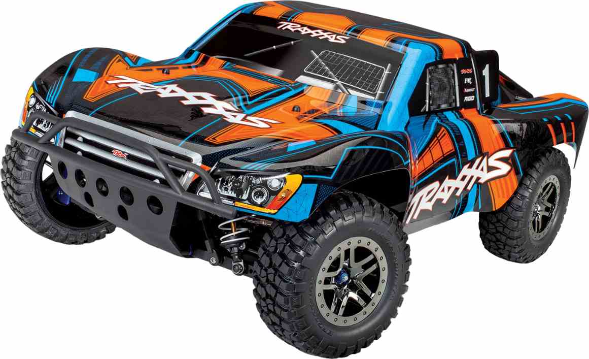 Радиоуправляемая модель шорт-корс Traxxas Slash Ultimate 1к10 4WD VXL TQi OBA (TRA68077-4-OR)