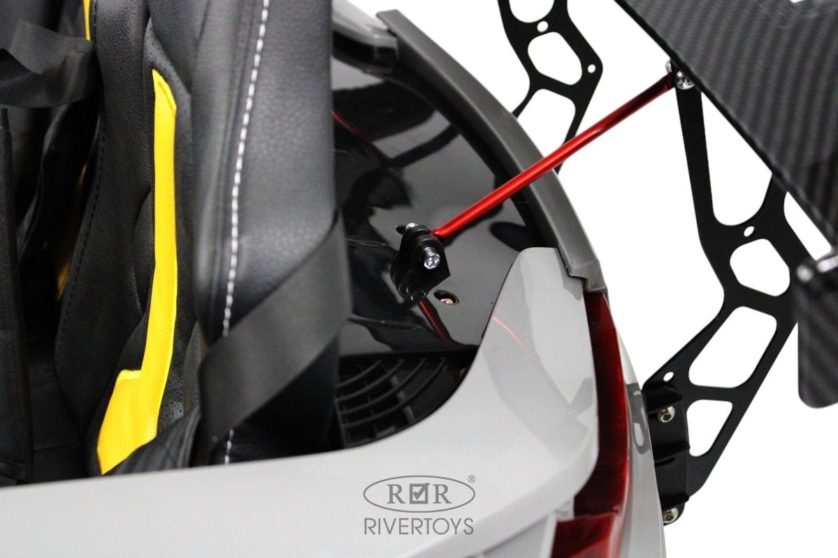 Детский электромобиль RiverToys (G007GG-GREY) серый