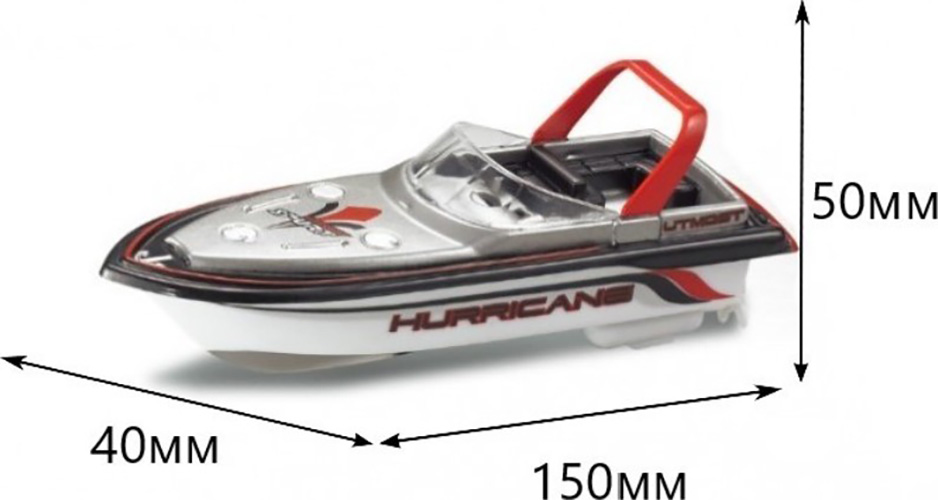 Радиоуправляемая модель Happy Cow Катер  Mini Boat (красный)