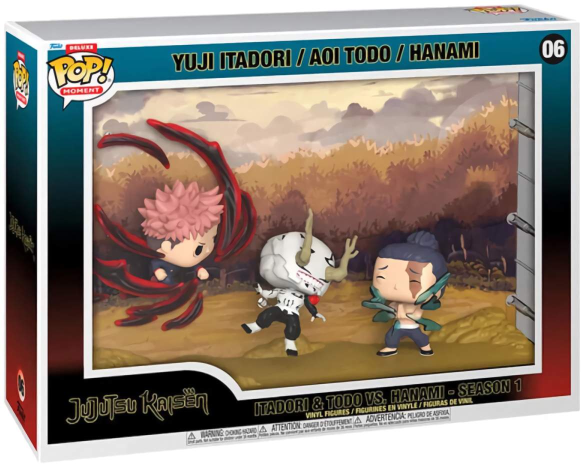 (EU) Фигурка Funko POP! Moment: Yuji Itadori, Aoi Todo, Hanami S1 (06)