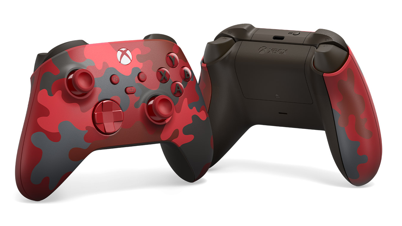 Геймпад Microsoft Xbox Series X|S Wireless Controller Daystrike Camo (красный камуфляж)