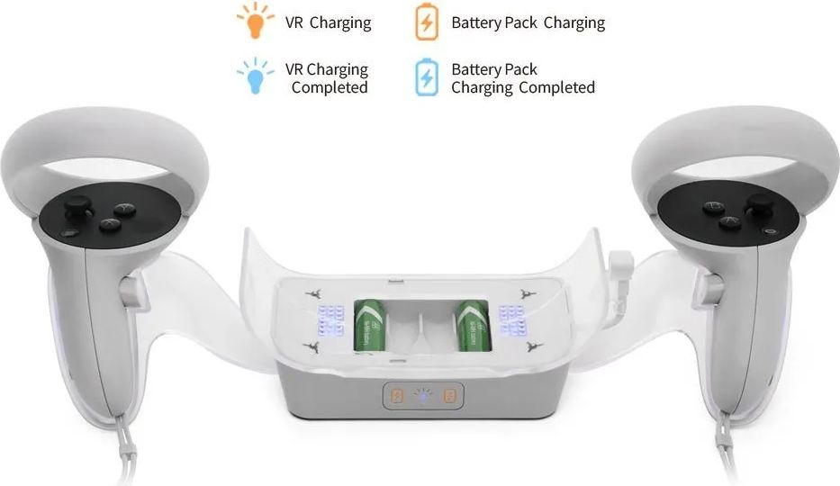 Зарядная станция + Подставка для Oculus Quest 2 (TY-2806)