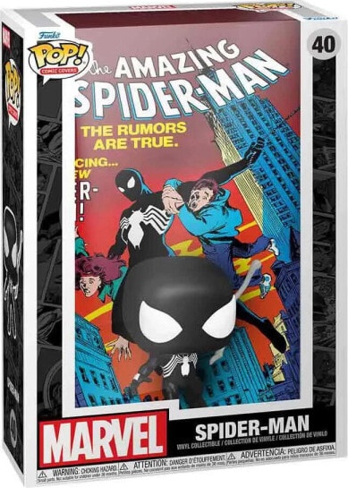 (EU) Фигурка Funko POP! Comic Covers: Spider-Man Black Suit (40)