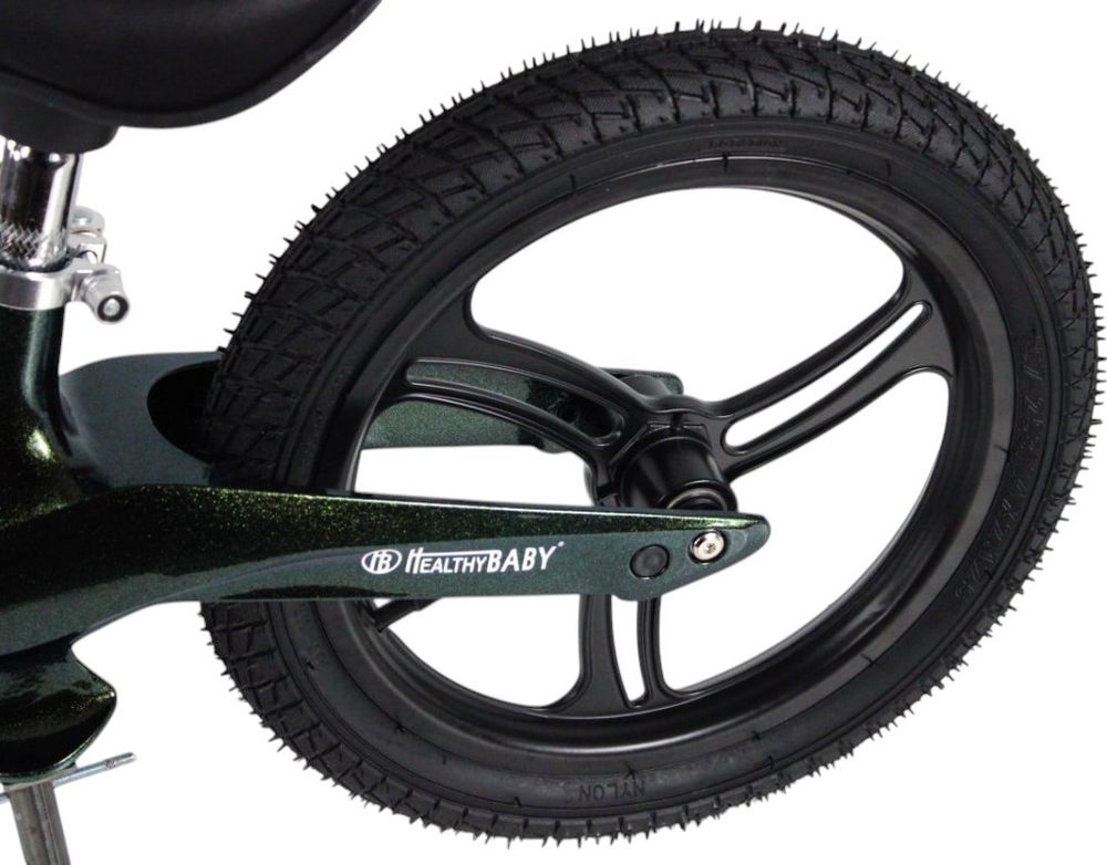 Детский беговел RiverToys (HB-555-14) (темно-зеленый)