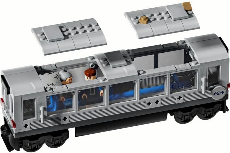 (EU) Конструктор LEGO Marvel Человек-паук против Доктора Осьминога: Сцена с поездом (76321)