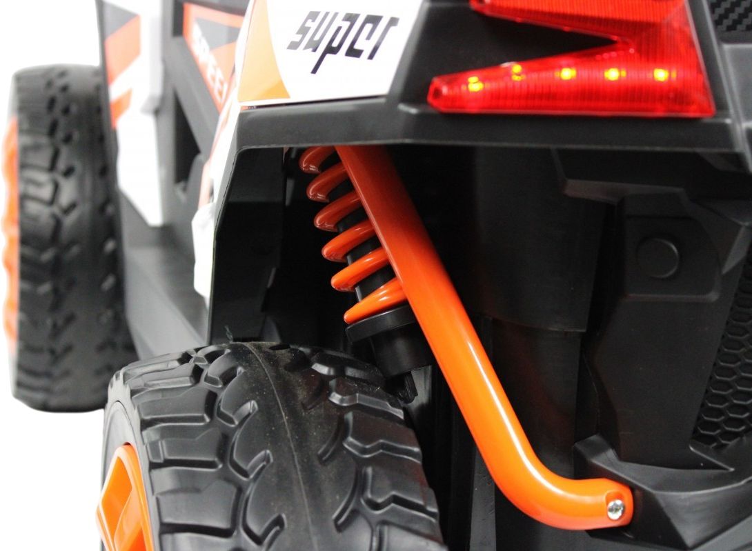 Детский электромобиль RiverToys F888FF-A 4WD оранжевый