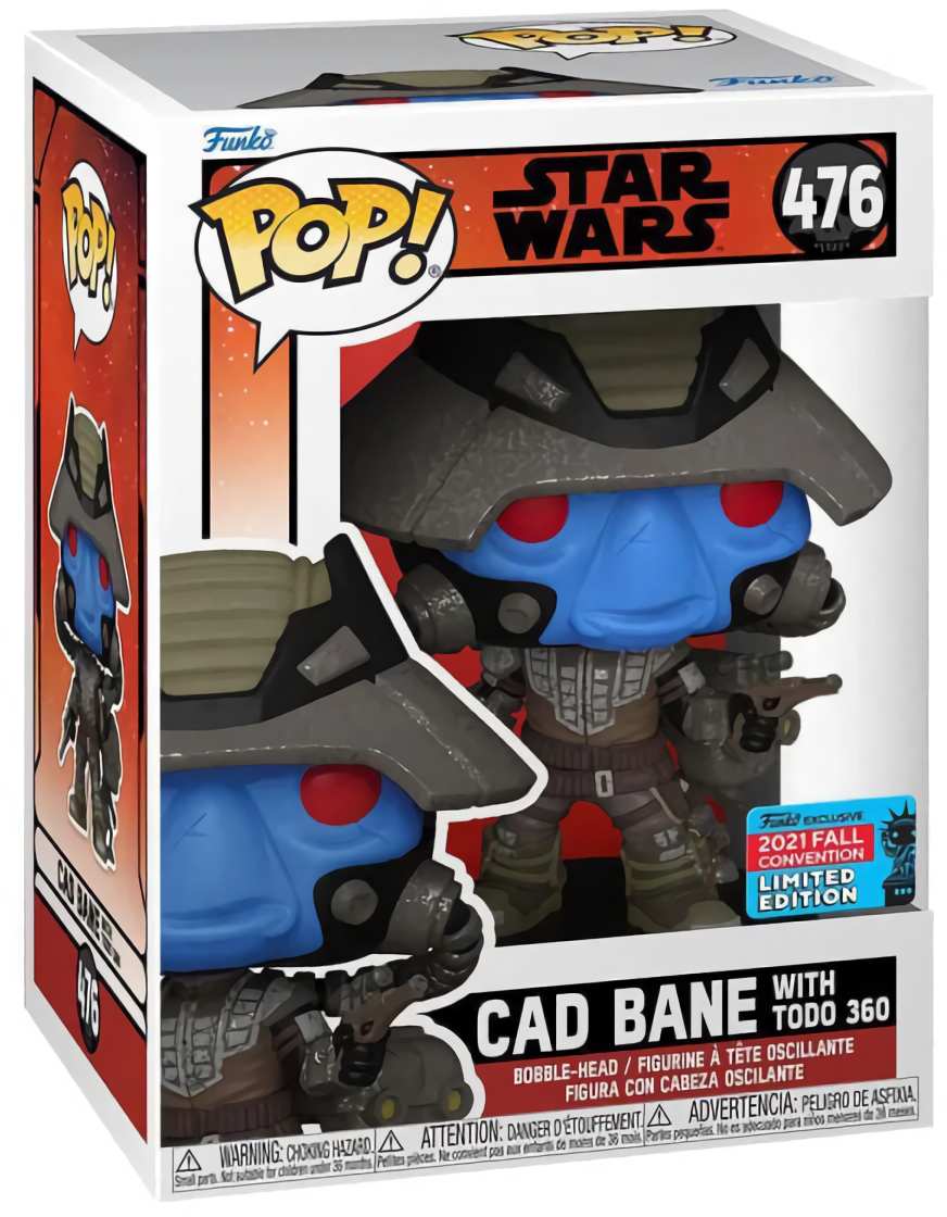 (EU) Фигурка Funko POP! Star Wars: Cad Bane with Todo 360 (476)