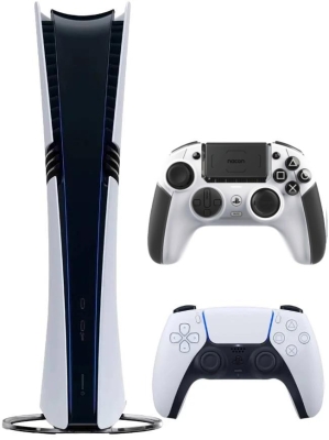 Sony PlayStation 5 Pro (PS5 Pro, EU) + 2-й геймпад (Nacon Revolution 5 Pro White)